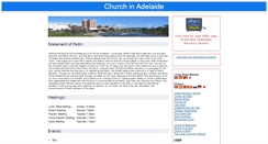 Desktop Screenshot of churchinadelaide.org