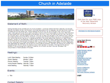 Tablet Screenshot of churchinadelaide.org